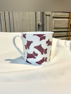 Radley~London - Fine Bone China Mug - Purple Scottie Dog Motif - Pre-Owned